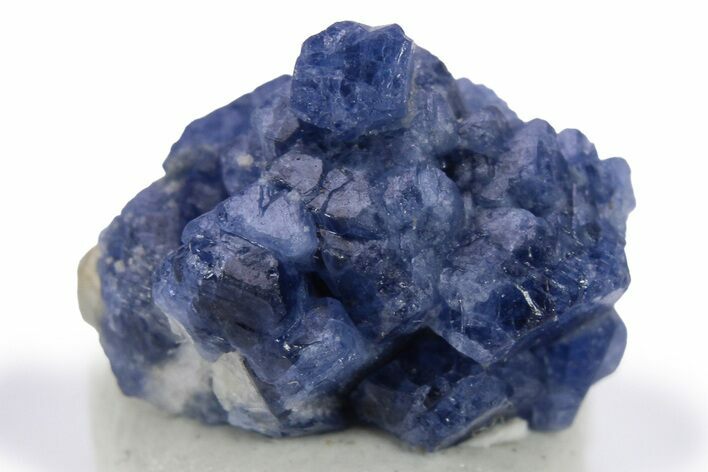 Lustrous Cobalt-Blue Spinel (Cobaltoan) Crystal Cluster - Vietnam #273716